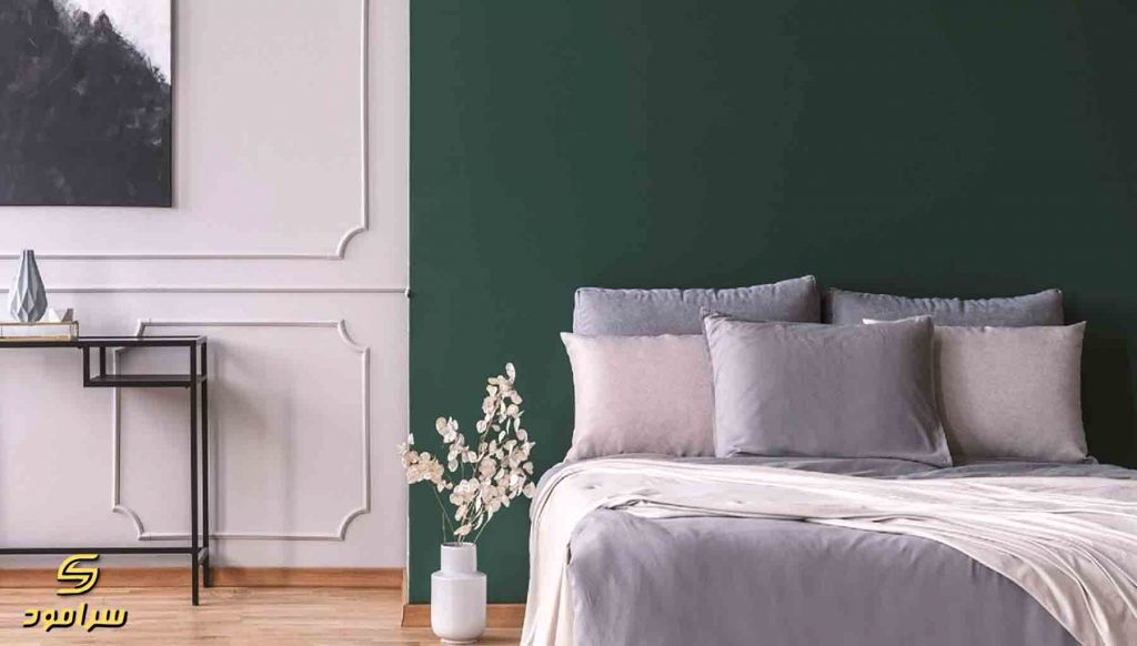 رنگ اتاق خواب سبز جدید