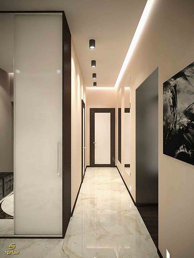 تزیین راهروی خانه با راهکارهای جدید سرامود