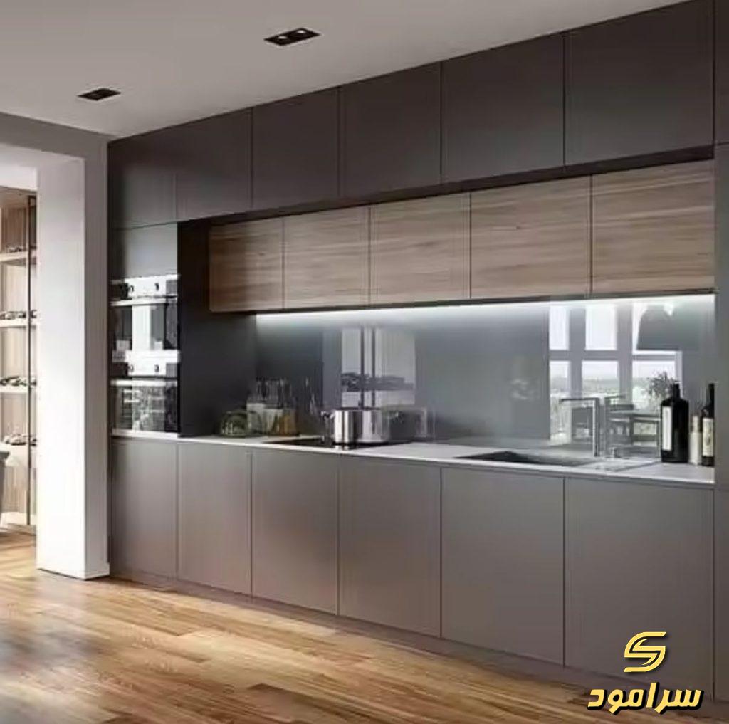 مدل کابینت آشپزخانه دو پله و جدید
